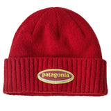 Brodeo Beanie - Oval Logo: Amanita Red
