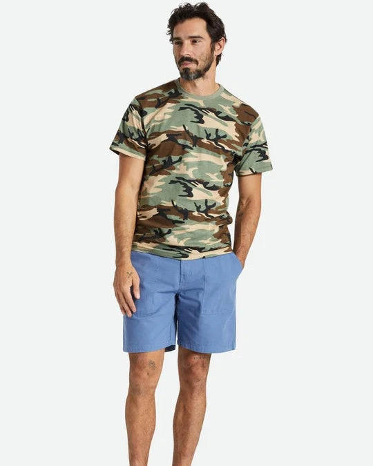 Brixton – Shorts Surplus Pacific Blue – - Main Image