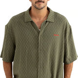 Wash Check SS Shirt - Green
