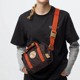 Kånken Koncept Crossbody - Black Oak-Rowan Red