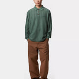 L/S Morrison Rugby Shirt - Conifer