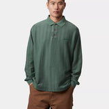 L/S Morrison Rugby Shirt - Conifer