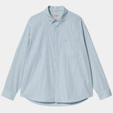 L/S Notus Shirt - Bova Stripe Bluebird