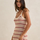 Tami Stripe Knit Maxi Dress - Watermelon