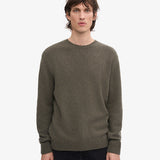 Classic Merino Wool Crew - Dusty Olive