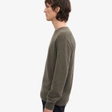 Classic Merino Wool Crew - Dusty Olive