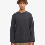 Classic Merino Wool Crew - Lava Grey