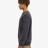 Classic Merino Wool Crew - Lava Grey