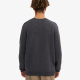 Classic Merino Wool Crew - Lava Grey