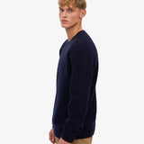 Classic Merino Wool Crew - Navy Blue