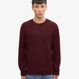 Tröja Merino Ull - Oxblood Red