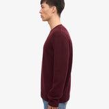 Tröja Merino Ull - Oxblood Red