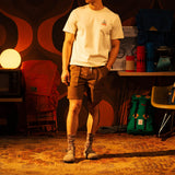 Mountain River Tee S/S - Bone White