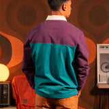 Mountain Rugby Shirt M - Dark Pine/Mustard
