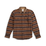 Mountain Shirt Jacket M - Dark Brown Stripe
