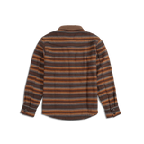 Mountain Shirt Jacket M - Dark Brown Stripe