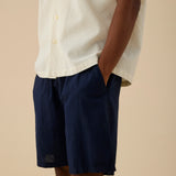 Shorts Serene Linen - Blue