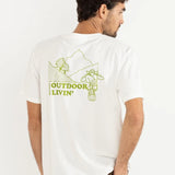 Outdoor Livin T-shirt - Vintage White