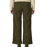 W´s Wide Leg Cord Pants - Basin Green