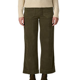 W´s Wide Leg Cord Pants - Basin Green
