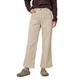 W'S Wide Leg Cord Pants - Den Brown