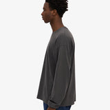 Oversized Organic LS T-shirt - Faded Black