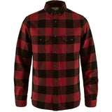 Övik Heavy Flannel Shirt M - Red-Black