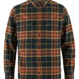 Övik Twill Shirt M - Autumn Leaf-Dark Navy