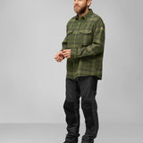 Övik Twill Shirt M - Autumn Leaf-Dark Navy