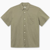 Serene Linen SS Shirt - Dusty Olive