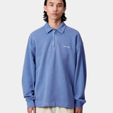 PiqueScript Sweatshirt - Wolfsbane / White