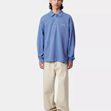 PiqueScript Sweatshirt - Wolfsbane / White