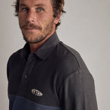Terry Vintage Rugby Shirt - Charcoal