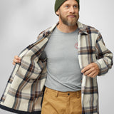 Singi Flannel Overshirt M - Deep Forest/Dark Navy