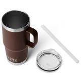 Rambler Straw Mug 25 Oz - Wetlands Brown