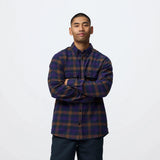 Skog Relaxed Shirt M - Autumn Leaf-Wood Brown