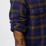 Skog Relaxed Shirt M - Autumn Leaf-Wood Brown