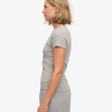 Organic Rib SS T-Shirt - Optical White