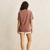 Surf Essential Oversized Tee - Chocolate