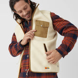 Vardag Pile Fleece Vest M - Black Dark Grey