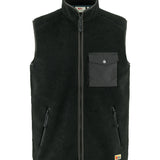 Vardag Pile Fleece Vest M - Black Dark Grey