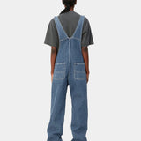W´s Bib Overall Straight - Blue Stoned Washed