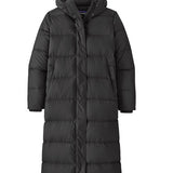 W´s Silent Down Long Parka - Black
