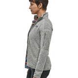 Jacket Better Sweater W - Birch White