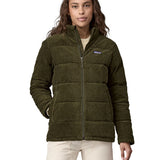 W's Cord Fjord Coat - Pine Needle Green