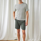 Wight T-shirt - Green Stripes