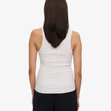 Tank Top Rib - Snow Melange