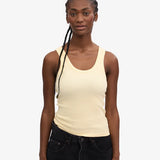 Tank Top Rib - Soft Yellow