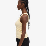 Tank Top Rib - Soft Yellow