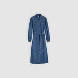 Journey LS Maxi Dress - Celestial Blue Indigo